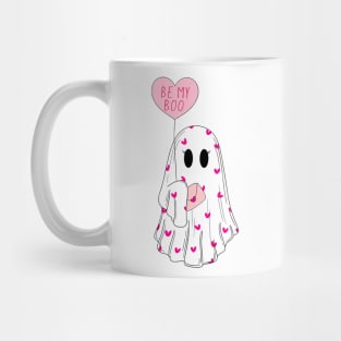 Be My Boo Funny Ghost Happy Valentine's Day Couple Mug